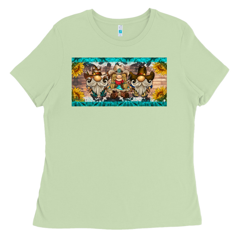 Western Gnome License Plate Ladies Tee by BarkalooDesign | Teevron