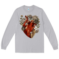 Moon Dust Flower anatomical heart Long Sleeve Tee - RanaPortraitStore
