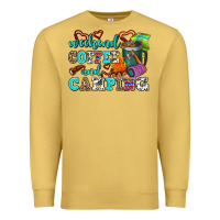 Antique Gold weekend coffee and camping Premium Sweatshirt - AdoDesignShop