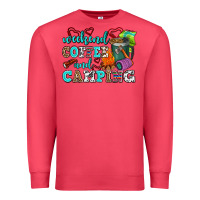 Cardinal weekend coffee and camping Premium Sweatshirt - AdoDesignShop