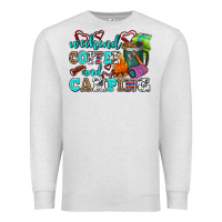 Oatmeal Heather weekend coffee and camping Premium Sweatshirt - AdoDesignShop