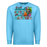 Ocean Blue weekend coffee and camping Premium Sweatshirt - AdoDesignShop