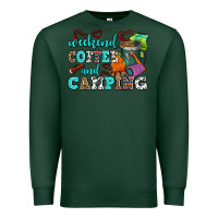 Sports Green weekend coffee and camping Premium Sweatshirt - AdoDesignShop