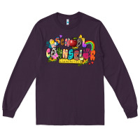 Plum school counselor Long Sleeve Tee - Zillion Design Studio