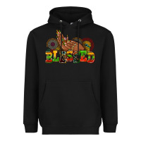 Black blessed afro woman hands Heavyweight Hoodie - AdoDesignShop