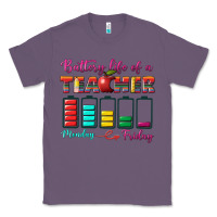 Lavender battery life of a teacher Classic Tee - BundleAndBundleShop