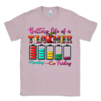 Lilac battery life of a teacher Classic Tee - BundleAndBundleShop