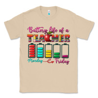 Mushroom battery life of a teacher Classic Tee - BundleAndBundleShop