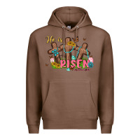 Chestnut he is risen Premium Hoodie - MaliasSmallBusiness