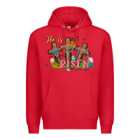 Red he is risen Premium Hoodie - MaliasSmallBusiness