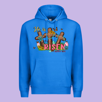 He Is Risen Premium Hoodie Designed By Maliassmallbusiness