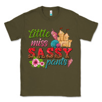 Army Green little miss sassy pants Classic Tee - texasbilliewilder