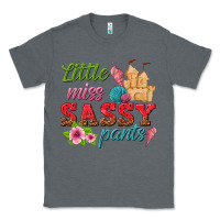 Charcoal Heather little miss sassy pants Classic Tee - texasbilliewilder