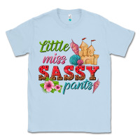 Dusty Blue little miss sassy pants Classic Tee - texasbilliewilder
