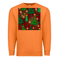 Carrot christmas trees seamless pattern Premium Sweatshirt - BundleAndBundleShop