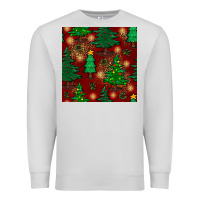 Dove Grey christmas trees seamless pattern Premium Sweatshirt - BundleAndBundleShop