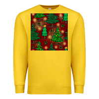 Lemon christmas trees seamless pattern Premium Sweatshirt - BundleAndBundleShop