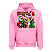 Fuchsia Pink santas favorite cna christmas Urban Hoodie - NancyCooperArtShop