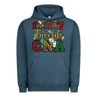 Pigment Midnight Navy santas favorite cna christmas Urban Hoodie - NancyCooperArtShop