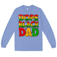 Colony Blue dope black dad with stars Long Sleeve Tee - texasbilliewilder