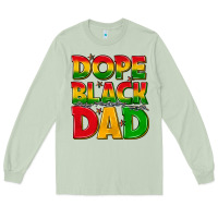 Matcha dope black dad with stars Long Sleeve Tee - texasbilliewilder