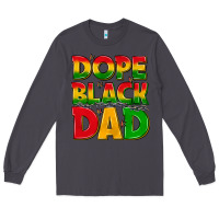 Smoke dope black dad with stars Long Sleeve Tee - texasbilliewilder