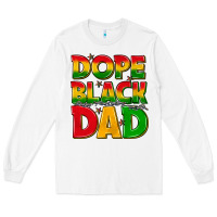 White dope black dad with stars Long Sleeve Tee - texasbilliewilder