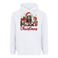 White merry christmas pitbull Heavyweight Hoodie - JahusDesignShop