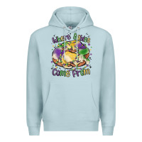 Blue Mist where babies come from Premium Hoodie - MaliasSmallBusiness