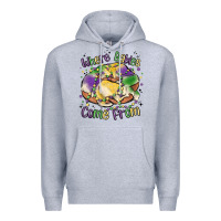 Heather Grey where babies come from Premium Hoodie - MaliasSmallBusiness