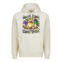 Oatmeal Heather where babies come from Premium Hoodie - MaliasSmallBusiness