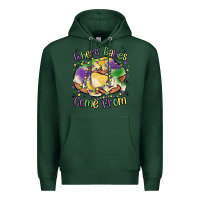 Sports Green where babies come from Premium Hoodie - MaliasSmallBusiness
