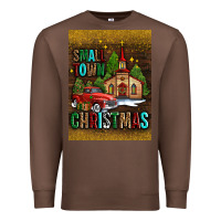 Chestnut small town christmas church Premium Sweatshirt - AdoDesignShop