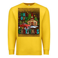 Lemon small town christmas church Premium Sweatshirt - AdoDesignShop