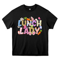 Black lunch lady easter Heavy Core Tee - CowhideDigitalArt