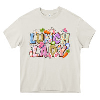 Cream lunch lady easter Heavy Core Tee - CowhideDigitalArt
