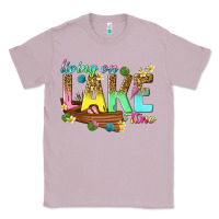 Lilac living on lake time Classic Tee - texasbilliewilder