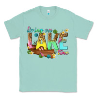Seafoam living on lake time Classic Tee - texasbilliewilder
