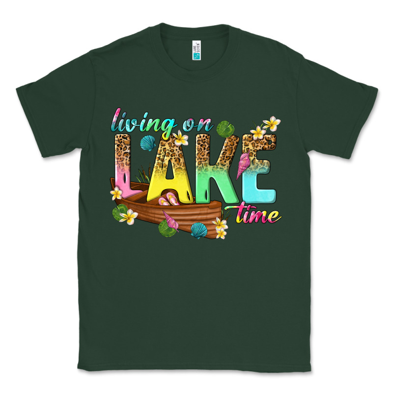 Living On Lake Time Classic Tee by texasbilliewilder | Teevron