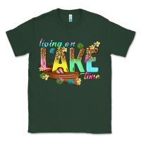 Sports Green living on lake time Classic Tee - texasbilliewilder