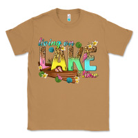 Toasted Coconut living on lake time Classic Tee - texasbilliewilder