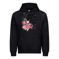Black all good things are wild and free Urban Hoodie - MaliasSmallBusiness