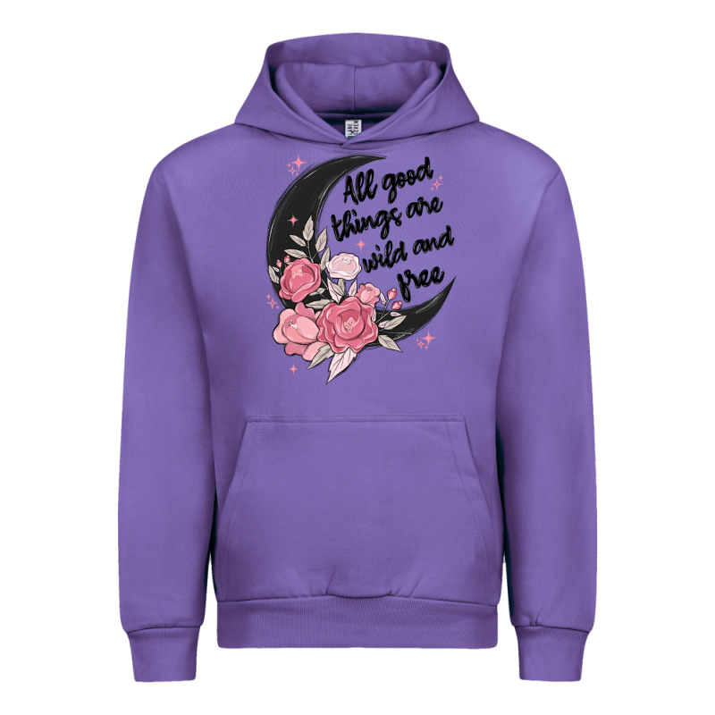 All Good Things Are Wild And Free Urban Hoodie by MaliasSmallBusiness | Teevron