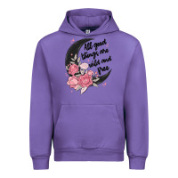 Tulip all good things are wild and free Urban Hoodie - MaliasSmallBusiness