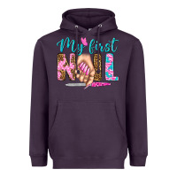 Plum my first nail bbs Heavyweight Hoodie - BundleAndBundleShop