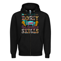 Black i'm not bossy i have leadership skills Zipper Hoodie - Zillion Design Studio