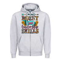 Heather Grey i'm not bossy i have leadership skills Zipper Hoodie - Zillion Design Studio