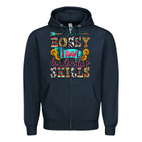 Navy i'm not bossy i have leadership skills Zipper Hoodie - Zillion Design Studio