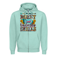 Seafoam i'm not bossy i have leadership skills Zipper Hoodie - Zillion Design Studio