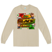 Mushroom dope black therapist juneteenth Long Sleeve Tee - texasbilliewilder
